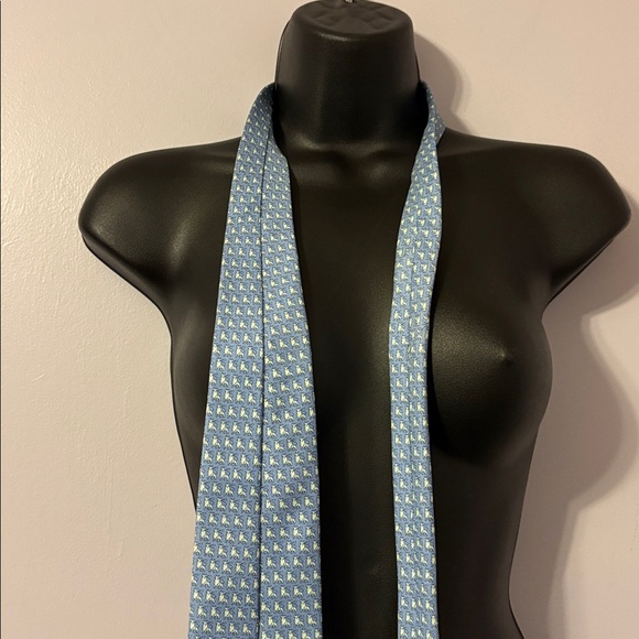 Vineyard Vines Custom Collections Merrill Lynch Logo Baby Blue Silk Necktie Tie - Picture 13 of 14